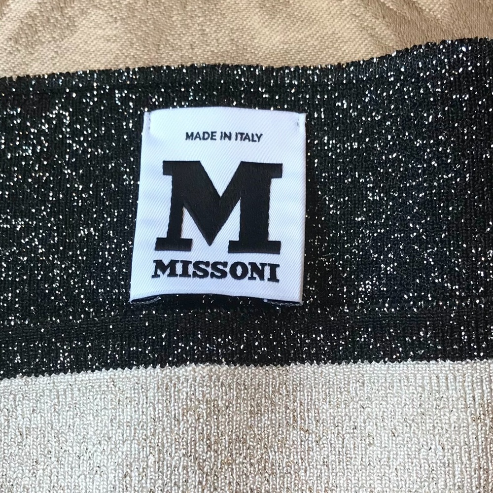 ♓️🅿️♟M Missoni Black Dress-Metallic Bodice♟ - Picture 5 of 6